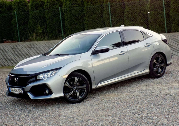 Honda Civic cena 63999 przebieg: 99000, rok produkcji 2017 z Chorzele małe 379